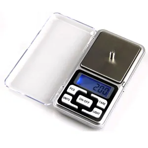 Mini balance de poche électronique LCD pour clés de voiture Balance numérique pour bijoux en or et diamant 0.01g