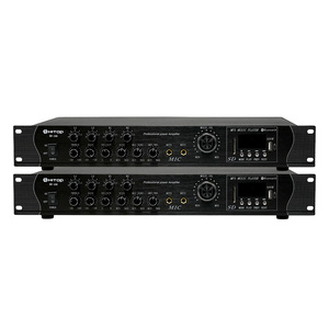 Système de son OEM Maker haute puissance 200W amplificateur <span class=keywords><strong>audio</strong></span> PA 4 canaux classe D avec coque métallique de style moderne et connexion Wifi - Product Image 1