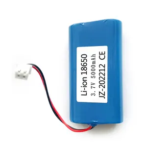 Isi ulang baterai 3.7V 5000mAh 18650 Lithium Li Ion Lifepo4 untuk kamera