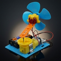 Kit d'expérimentation de production d'énergie éolienne DIY OKYN-G6769, modèle scientifique de physique, jouet éducatif à assembler, projet d'apprentissage pour enfants