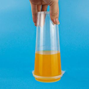 Gobelets jetables en plastique PP de qualité alimentaire, transparents givrés, avec couvercle, pour boissons, jus, bière, gobelet rigide, logo personnalisé, faible MOQ - Product Image 5