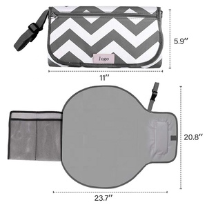 Xe đẩy di động Túi chống thấm nước bé thay đổi thảm với đồ chơi công suất lớn lưu trữ túi - Product Image 2