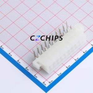 DLL-5569F-20AW Wire-to-Board Pin Header Bent Lead Through Hole,P=4.2mm Connector 2x10P 4.2mm Right Angle Insert 20P - Product Image 1