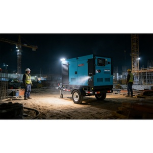 Générateur diesel silencieux à démarrage automatique mobile chinois avec remorque certifié ISO 220V/110V - Product Image 6