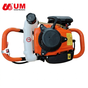 Tarière thermique 4 temps UM 144F pour <span class=keywords><strong>le</strong></span> jardinage, la plantation d'arbres et de clôtures, <span class=keywords><strong>machine</strong></span> de forage de <span class=keywords><strong>sol</strong></span> légère <span class=keywords><strong>à</strong></span> essence - Product Image 4