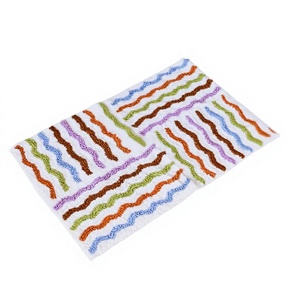 Alfombra de Baño de Algodón Puro Ecológica con Diseño Floral, Estilo Americano, Hecha a Máquina, ITHL - Product Image 1
