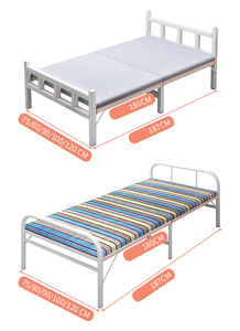 <span class=keywords><strong>Cama</strong></span> portátil moderna y barata de alta calidad para el almuerzo, <span class=keywords><strong>cama</strong></span> de metal de venta directa de fábrica de diseño simple, muebles modernos, <span class=keywords><strong>cama</strong></span> plegable - Product Image 3