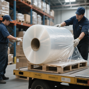 T1018A (vendita calda) copertura informazioni trasparente pellicola estensibile fabbrica del mondo fatto Cast pellicola estensibile pellicola di alta qualità - Product Image 3