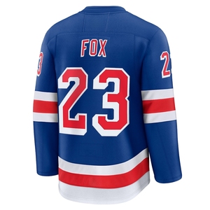 Groothandel Borduurwerk New York Rangers Amerikaans IJshockey Jersey # 93 Mika Zibanejad # 31 Igor Shesterkin # 8 Miller Hockey Uniform - Product Image 6