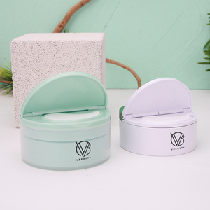 Mặt ceams Container 50ml 100ml Kem Mỹ phẩm Sản phẩm Jar bao bì với nắp thìa thìa - Product Image 4