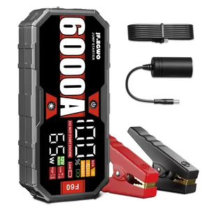 12V xe Booster 6000A nhảy khởi động 30000 mAh Trạm điện cầm tay cho 13L động cơ xăng 13 L động cơ diesel