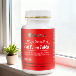 28 Days Detox Plus Flat Tummy Tablet <b>Herbal</b> Pills Suppress Appetite Burn Fat Detox Dietary <b>Supplement</b> Tablets for Weight Control - Product Image 2