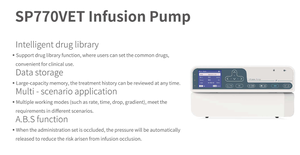 SP770VET デジタル LCD 獣医用犬用容積式輸液ポンプ AC 110-220V - Product Image 4
