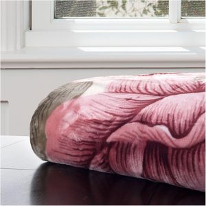 Trend Warm Soft Luxury Knitted Raschel Blanket <b>Mink</b> <b>Throw</b> Winter Use 8Kg Double Bed 2 Ply Customizable Size European Floral - Product Image 5