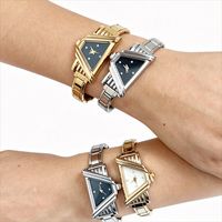 Montre bracelet à breloques pour femme, bijou de mode, montre-bracelet à quartz avec pendentifs mignons, bracelet à maillons en acier inoxydable, montre cadeau
