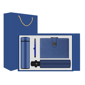 Ensemble cadeau d'entreprise promotionnel : carnet, stylo, bouteille d'eau, tasse isotherme, logo OEM personnalisé, événement d'entreprise, clé USB promotionnelle - Product Image 3