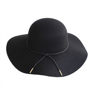 Chapeaux d'hiver décontractés à large bord souple en feutre 100 % laine pour femmes adultes – Grande Vente - Product Image 4