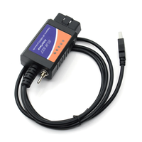 ELM 327 V1.5 PIC18F25K80 para FORScan ELM327 USB para Windows HS CAN/MS CAN Switch para Ford CH340 OBD2 herramienta de diagnóstico de coche escáner