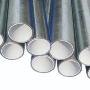 Tuyau en acier plastifié galvanisé à l'extérieur, directement du fabricant, pour usage industriel - Product Image 5