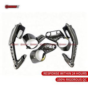 Kit interior de fibra de carbono seca estilo OEM para coche, kit de manijas de puerta y salida de aire acondicionado para Ferrari F8 - Product Image 5