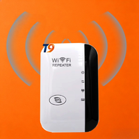 Amplificador de Señal Wifi Inalámbrico de 300Mbps, Repetidor de 2.4Ghz con WPS, Extensor de Red de Largo Alcance, Potenciador de Wifi para Hogar y Oficina