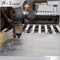 Façades en aluminium découpées au laser CNC
