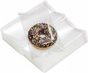 Bolsas autoadhesivas transparentes OPP/BOPP | Embalaje transparente resellable para regalos de comida y venta al por menor - Product Image 1
