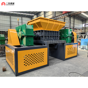 Công nghiệp đôi trục cáp nhựa chất thải Đồng băm nhỏ đầu máy vỏ sắt có thể kim loại băm nhỏ thiết bị - Product Image 6