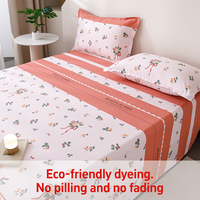 Parure de draps en coton 100 % personnalisée en gros – Draps-housses et draps plats super doux pour lits Queen et King Size