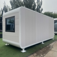 Cabane de glamping de luxe Apple - Design moderne en acier isolé pour hôtel/villa et hébergement en éco-tourisme