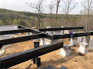 Bạch kim dễ dàng lắp ráp thép không thấm nước carport & biệt thự nhà chống ăn mòn thiết kế hiện đại Made in Thượng Hải - Product Image 3