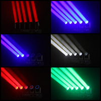 Barre lumineuse LED longue 5x80W RGBW 4-en-1 avec rotation infinie, contrôle DMX512 RDM, éclairage de scène pour événements DJ