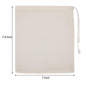 Bolsas de Muselina de 4 x 3 Pulgadas, Bolsa de Algodón con Cordón para Guardar Tés, Especias, Jabones, Dulces, Joyas, Manualidades para Bodas, Decoración del Hogar - Product Image 4