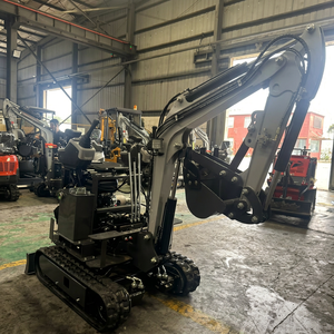 Nouvelle mini-excavatrice sur chenilles de 1 tonne, grue de construction hydraulique grise, excavatrice d'occasion de 1,8 tonne, 1 tonne, 2 tonnes - Product Image 1