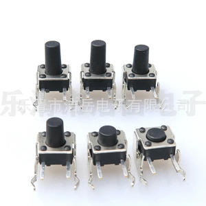 สวิตช์สัมผัส Yueqing Rainbow Bridge รุ่น W2 ขนาด 6x6x4 มม. แบบติดด้านข้างพร้อมขายึด 1A 3.3VDC SPST สำหรับอุปกรณ์อิเล็กทรอนิกส์ 3C - Product Image 3