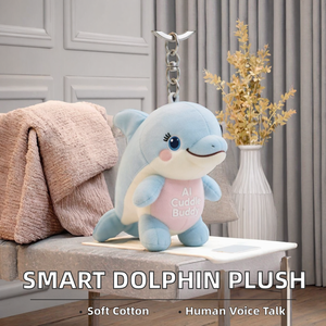 Peluche <span class=keywords><strong>AI</strong></span> per Delfino con Imbottitura in Cotone PP |   Il tuo custode segreto personale e il tuo compagno di voce curativa - Product Image 3