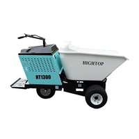 Mini-dumper rotatif sur chenilles en caoutchouc pour béton, mini-dumper autoporteur, buggy tout-terrain