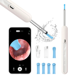 Otoscopio de limpieza de oídos de Gel de sílice de 3,5mm y 8MP para uso doméstico, <span class=keywords><strong>limpiador</strong></span> de oídos impermeable IP67 con cámara adecuada para bebé - Product Image 1