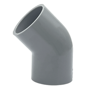 Formosa plastique 63mm 75mm <span class=keywords><strong>PVC</strong></span> raccord de tuyau 45 degrés <span class=keywords><strong>coude</strong></span> PN12.5 pression <span class=keywords><strong>plomberie</strong></span> UPVC raccord en plastique pour l'approvisionnement en eau - Product Image 5