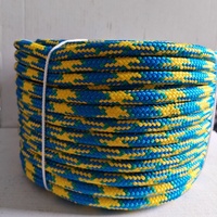 Corde en nylon tressé double Cordon tressé en polyester 14mm-20mm Dock Line Boat Marine
