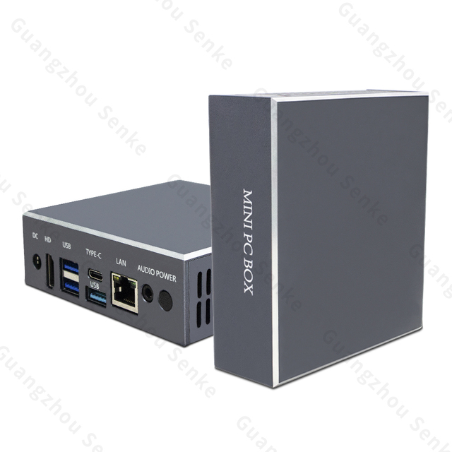 Light Weight Aluminum USB3.0 RJ45 TYPE-C HD-MI Portable Desktop Computer 12v Pocket Pc Mini for Gaming / Business