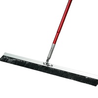 AMF-Outils de finition pour béton, balai à dos en aluminium, brosse, outils à main pour l'application de surfaces en béton antidérapant à finition fine