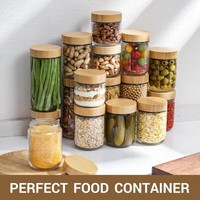 W-5514 Keuken Huishoudelijke Moderne Minimalistische Vochtbestendige Pot Grote Capaciteit Opbergcontainer Gedroogd Fruit Snacks Glazen Opbergdoos