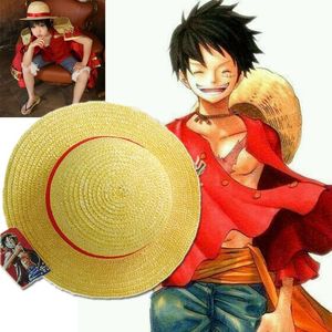 BAIGE dibujos animados protector solar Cosplay gorra cuello cadena Anime sombreros planos caliente Anime japonés <span class=keywords><strong>One</strong></span> <span class=keywords><strong>Piece</strong></span> <span class=keywords><strong>Luffy</strong></span> <span class=keywords><strong>sombrero</strong></span> <span class=keywords><strong>de</strong></span> paja para adultos - Product Image 2