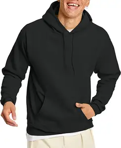 High Quality Sublimation 100% Cotton Thick Oversized Hoodies Fleece Custom Blank Plain Men's custom sweatshirt