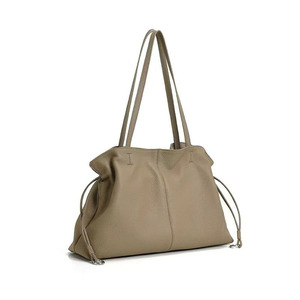 Bolsos Tote de Cuero Genuino para Mujer, Bolsos de Hombro de Cuero Real con Logotipo Personalizado, Bolsos de Mano de Moda para Dama, Venta al Por Mayor de Lujo - Product Image 3