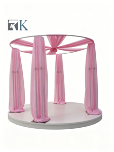 Kit de Tubos Redondos de Lujo y Tela para Telón de Fondo para Bodas, Fiestas, Eventos y Ceremonias - Product Image 5