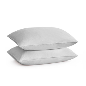 Lot de <span class=keywords><strong>2</strong></span> oreillers en microfibre et polyfibre Queen Size Alternative rempli et lavable en machine pour un entretien facile - Product Image 1