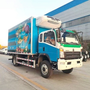 Sinotruk Howo 4*2 Refrigeration Units Factory Price for Sale Food 4x2 Refrigerator Trucks - Product Image 2