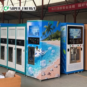 Distributeur automatique de glace 24h/24 pour la communauté, entièrement automatique, avec ensachage, libre-service, équipement commercial de vente de glace au détail - Product Image 6
